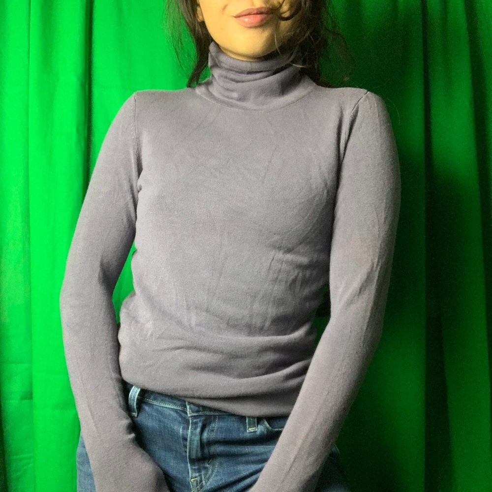 Lavender Turtleneck Joseph A Soft